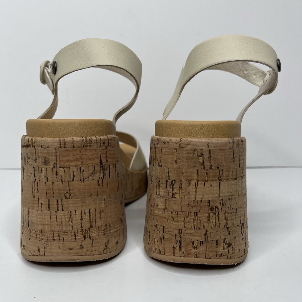 Reef Sunset Sayulita Chunky Platform Sandals Cream Women's 8.5 Beach - Picture 5 of 11